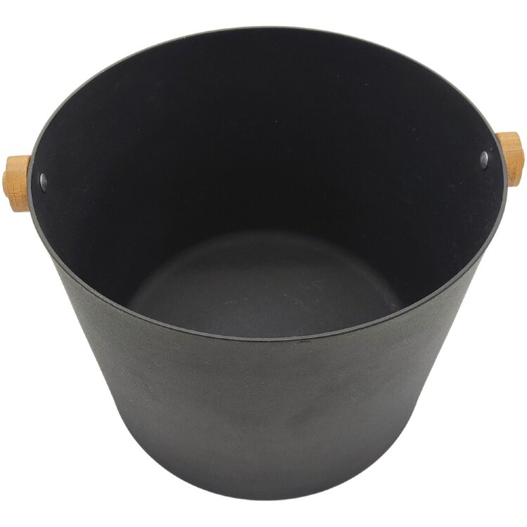 House Sauna Bucket 5 L Aluminum-Bamboo SA2202B-1