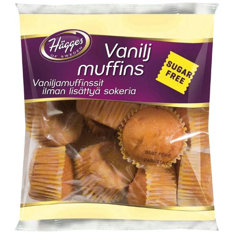 Hägges Sugar Free Vanilla Muffin 200g