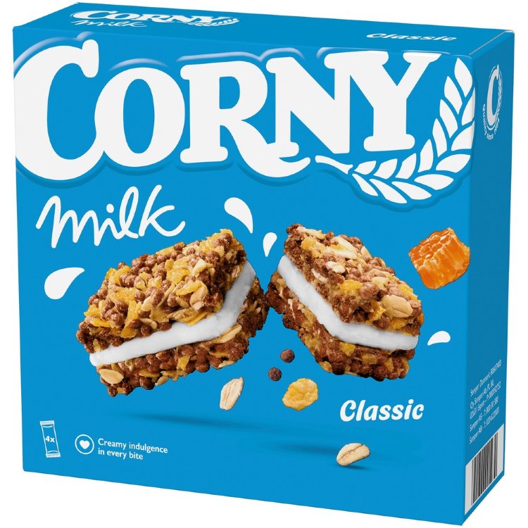 Corny Milk Classic Snack Bar 4x30g