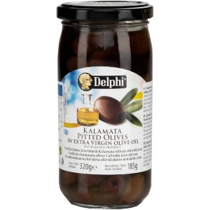 Delphi 340/185g Kalamata Olive Pitted In Olive Oil