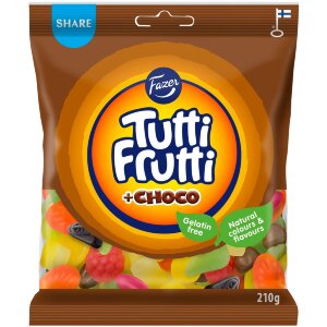 Fazer Tutti Frutti Choco Candy Bag 210g