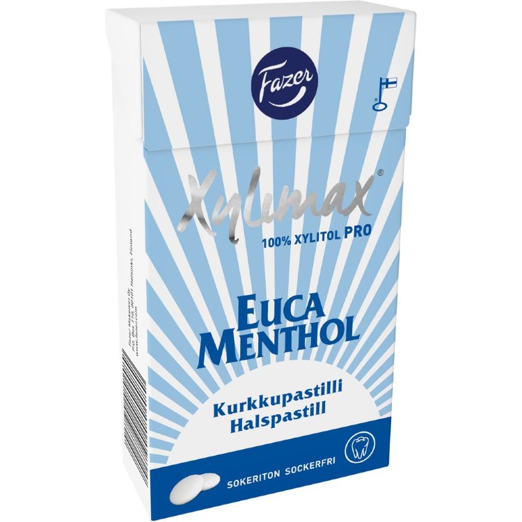 Fazer Xylimax Eucamenthol Fully Xylitol Pastille 38g