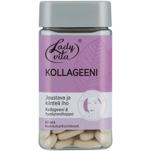 Ladyvita Collagen Dietary Supplement Collagen-Hyaluronic Acid-Vitamin Tablet 60 Tabs