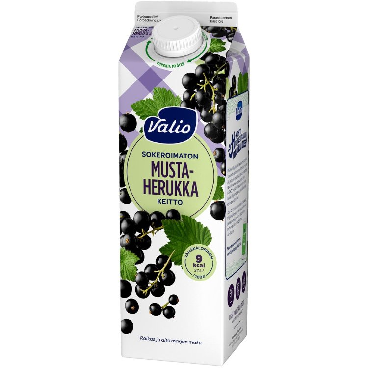 Valio Black Currant Soup 1 kg Unsweetened