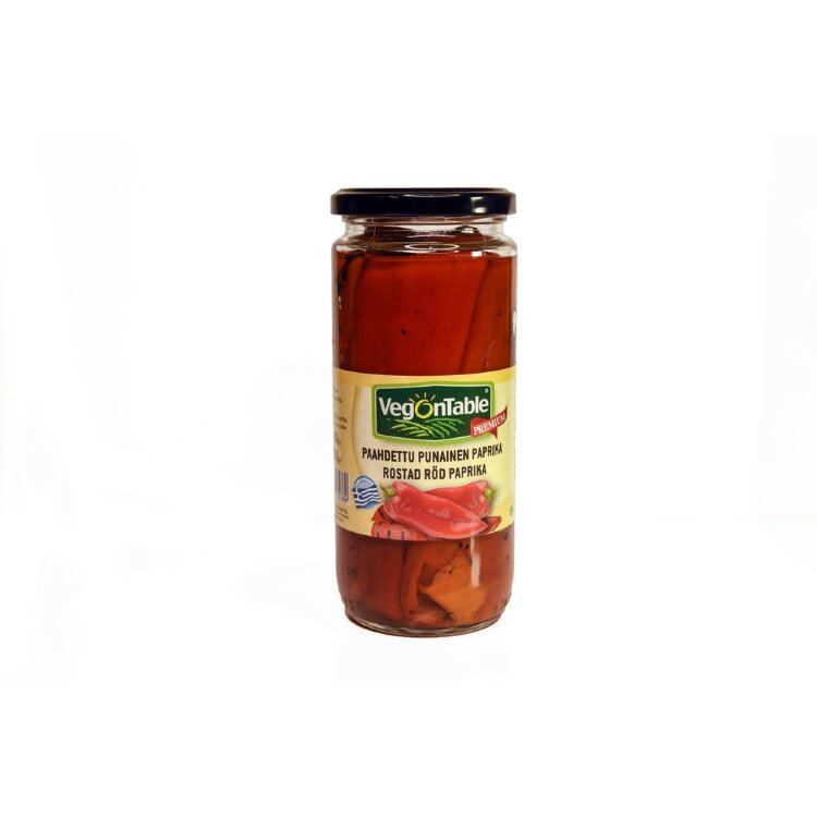 VegOnTable 480/350g Red Roasted Pepper