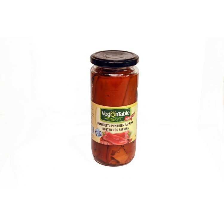 VegOnTable 480/350g Red Roasted Pepper