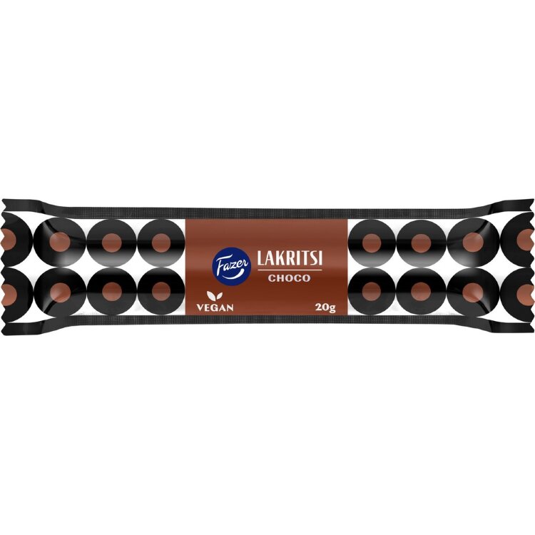 Fazer Lakritsi Choco Licorice Bar 20g