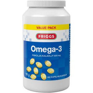 Friggs Omega-3 Fish Oil Value Pack 160 Caps