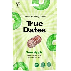 True Sour Apple Flavored Pitted Dates 100g