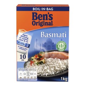 Ben's Original Basmati Rice Cooking Bags 8x125g