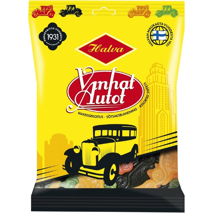 Halva Old Cars Candy Mix 160g