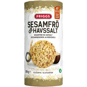 Friggs Gluten Free Corn Cake Sesame Seed & Sea Salt 130g