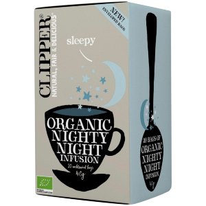 Clipper Nighty Night. Orange Flavored Organic Herbal Infusion, Contains Chamomile And Lemon Balm 40g / 20 Bags.