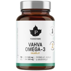 Puhdistamo Strong Omega -3 70 Capsules