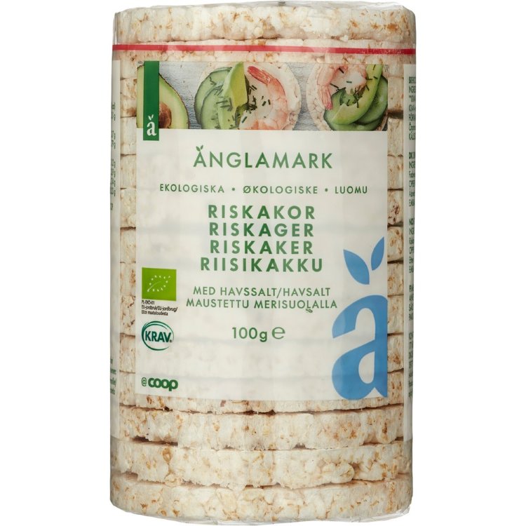 Änglamark Rice Cake with Sea Salt Organic 100 g