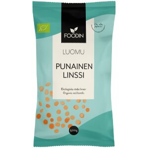 Foodin Red Lentil Organic 500g