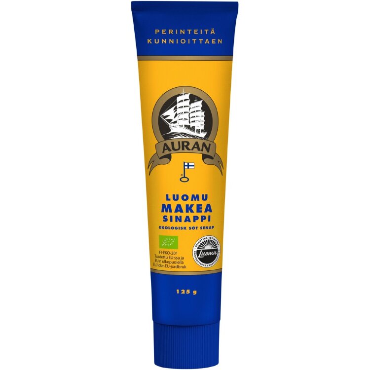 Auran Sinappi Luomu Makea sinappi 125g