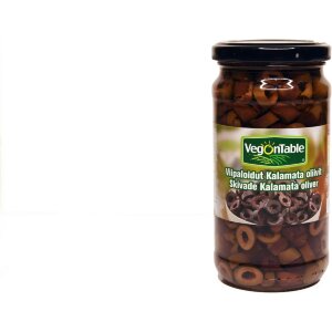 VegOnTable 360/180 g Kalamata Olives Sliced