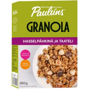 Paulan's Hazelnut and Date Granola 350g