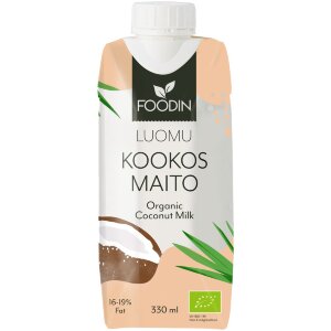 Foodin Coconut Milk, Organic 330ml