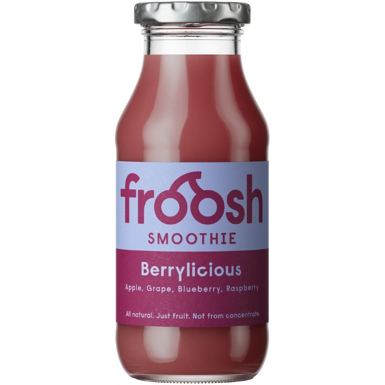 Fazer Froosh Fruit And Berry Smoothie 250 Ml Blueberry And Raspberry
