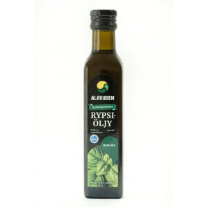 Cold-Pressed Rapeseed Oil Basil 250 ml from Alavus
