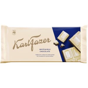 Karl Fazer White & Milk Chocolate Bar 131 g