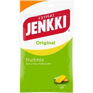 Jenkki Original Fruit Mix Xylitol Chewing Gum 100g