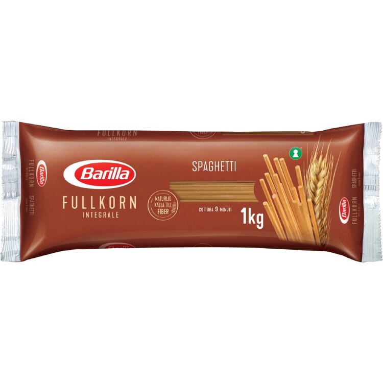 Barilla Whole Grain Spaghetti No.5 Pasta made from durum whole wheat 1kg