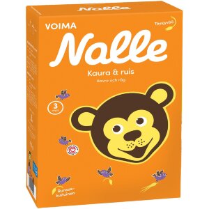 Nalle 750g Oat&Rye Whole Grain Oat Flakes and Rye Bran