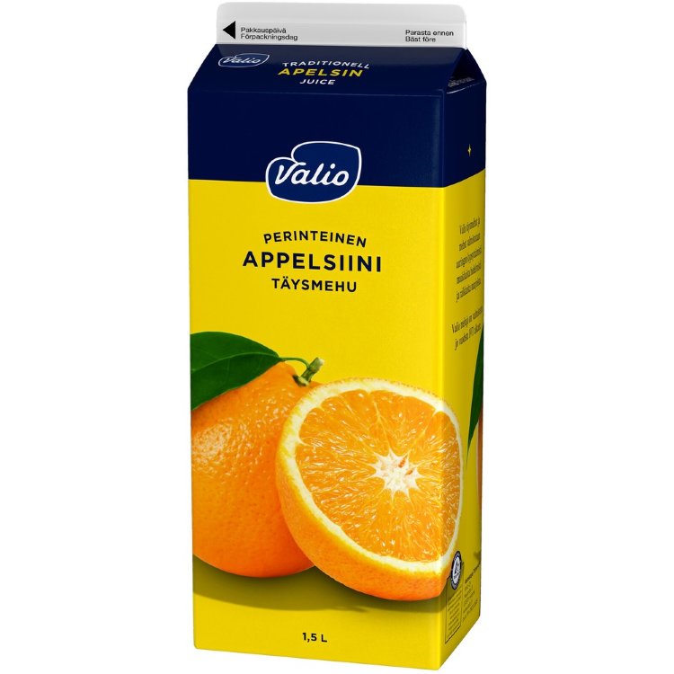 Valio Orange Juice 1.5 l Traditional