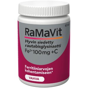 Ramavit Iron 100 mg 60 tablets.