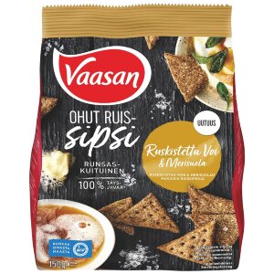 Vaasan Rye Chips Browned Butter & Sea Salt 150 g
