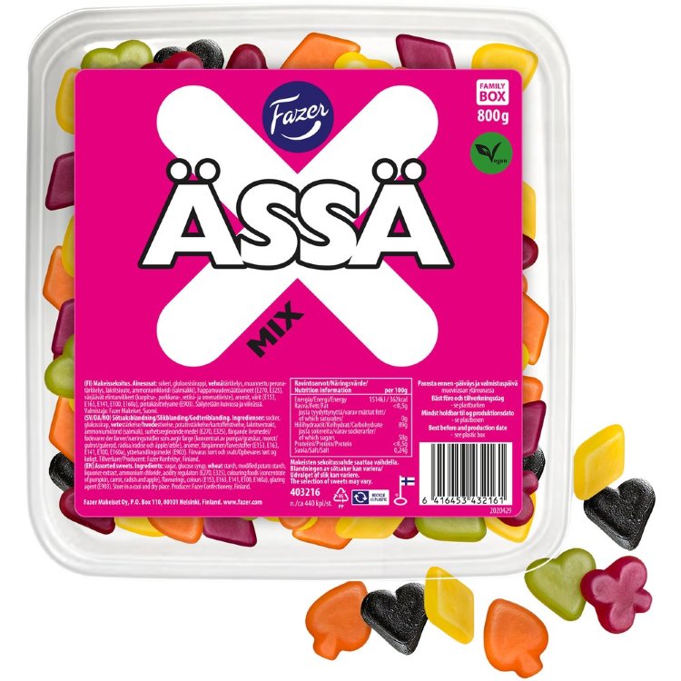 Fazer Ässä Mix Loose Candy Box 800g
