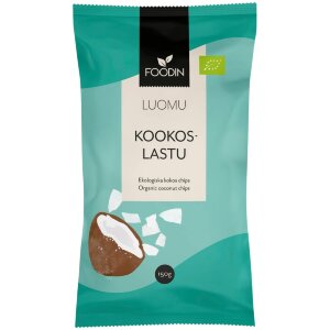 Foodin Coconut Chips, Organic 150g