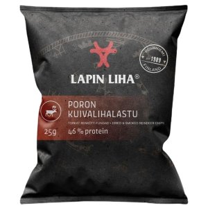 Lapin Liha Lightly Smoked Reindeer Dried Meat Chips 25g