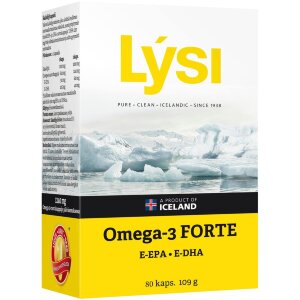 Lysi Omega-3 Forte Fish Oil Capsule 80 Caps 109g Dietary Supplement