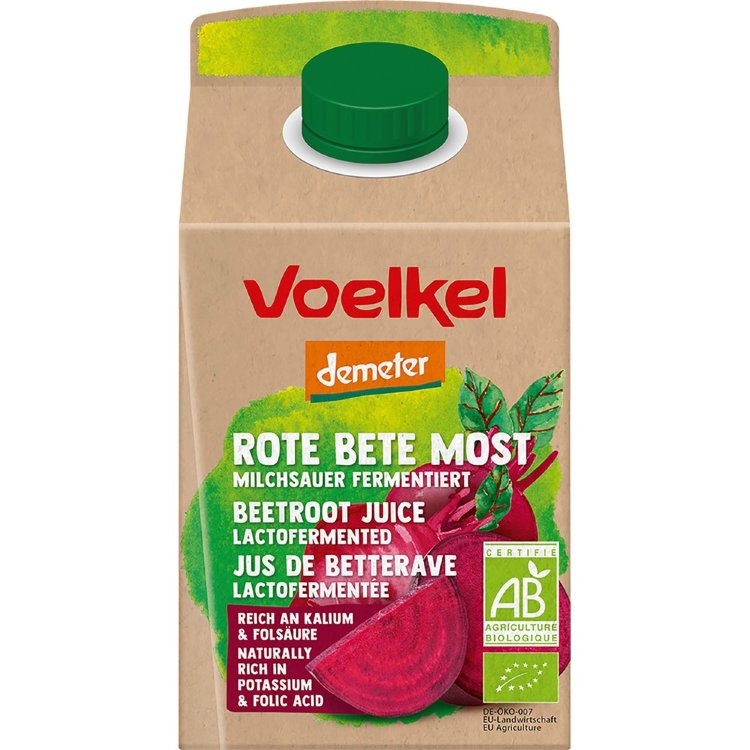 Voelkel organic beetroot juice, lactic acid fermented, demeter 0.5l