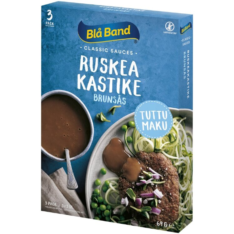 Blue Band Lactose-Free Brown Sauce 3x23g