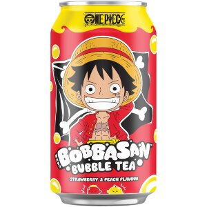 Bobbasan Bubble Tea Strawberry-Peach 325 ml