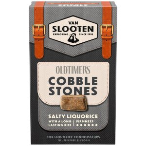Van Slooten Oldtimers Cobble Stone Liquorice 235g