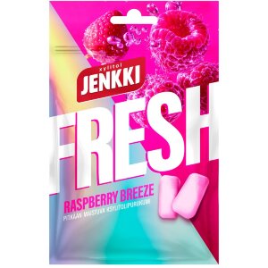 Jenkki Fresh Raspberry Breeze Xylitol Chewing Gum 35g