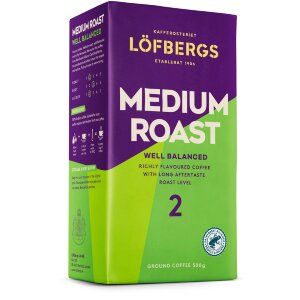 Löfbergs Medium Roast Filter Coffee 500 g Rainforest Alliance