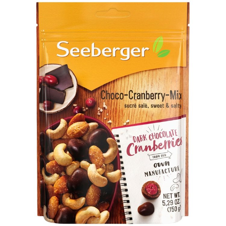 Seeberger Chocolate&Cranberry Nut Mix 150g