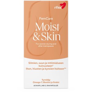 RFSU Moist&Skin 60 pcs Dietary Supplement for Dry Mucous Membranes