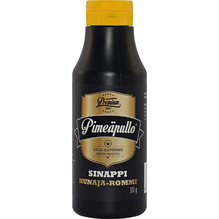 Salosen Dark Bottle 300g Honey Rum Mustard