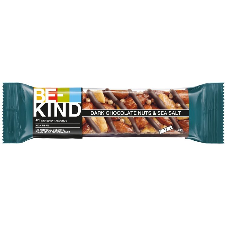 BE-KIND Dark Chocolate Nuts & Sea Salt Nut Bar (40 g)