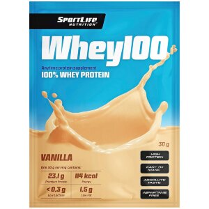 SportLife Nutrition Whey100 30g Vanilla Whey Protein Powder