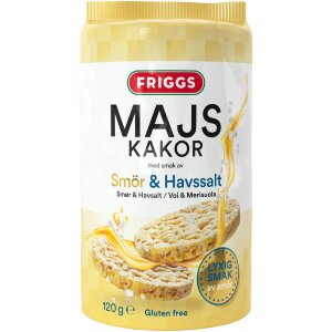 Friggs Gluten-Free Corn Cake Butter & Sea Salt 120g