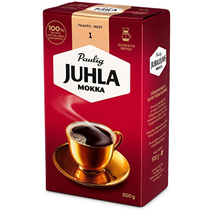 Paulig Juhla Mokka Coffee Filter Grind 500g